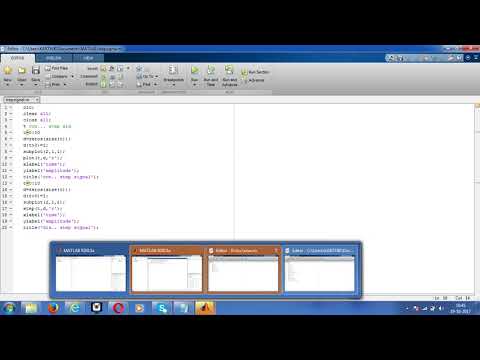 MATLAB TUTORIALS 03 # GENERATION OF STEP SIGNAL