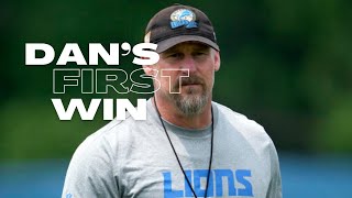 Detroit Loves Dan Campbell (The Story Of Dan's First Win)