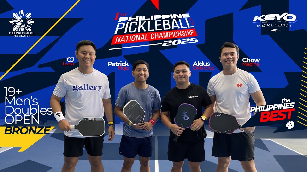 Bag the Bronze🥉! The Philippines' BEST Men's pickleball players - CJ/Patrick vs Aldus/Chow