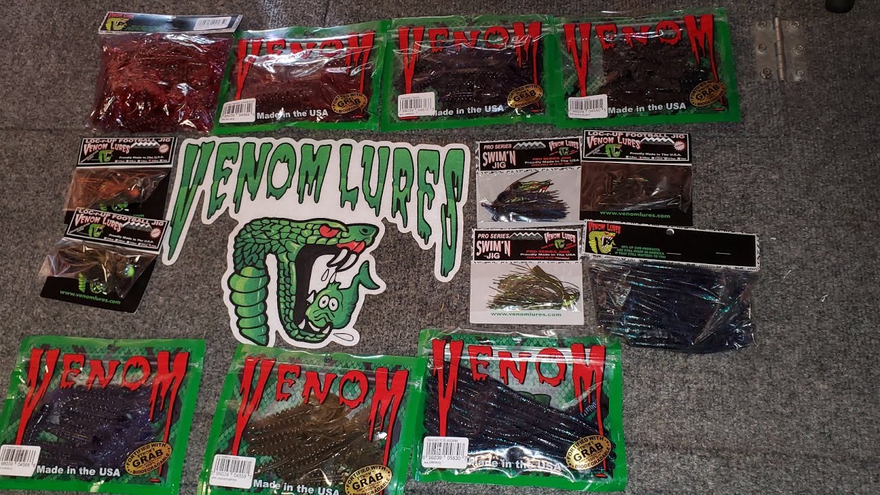 Venom Lures Bait Breakdown Review! 