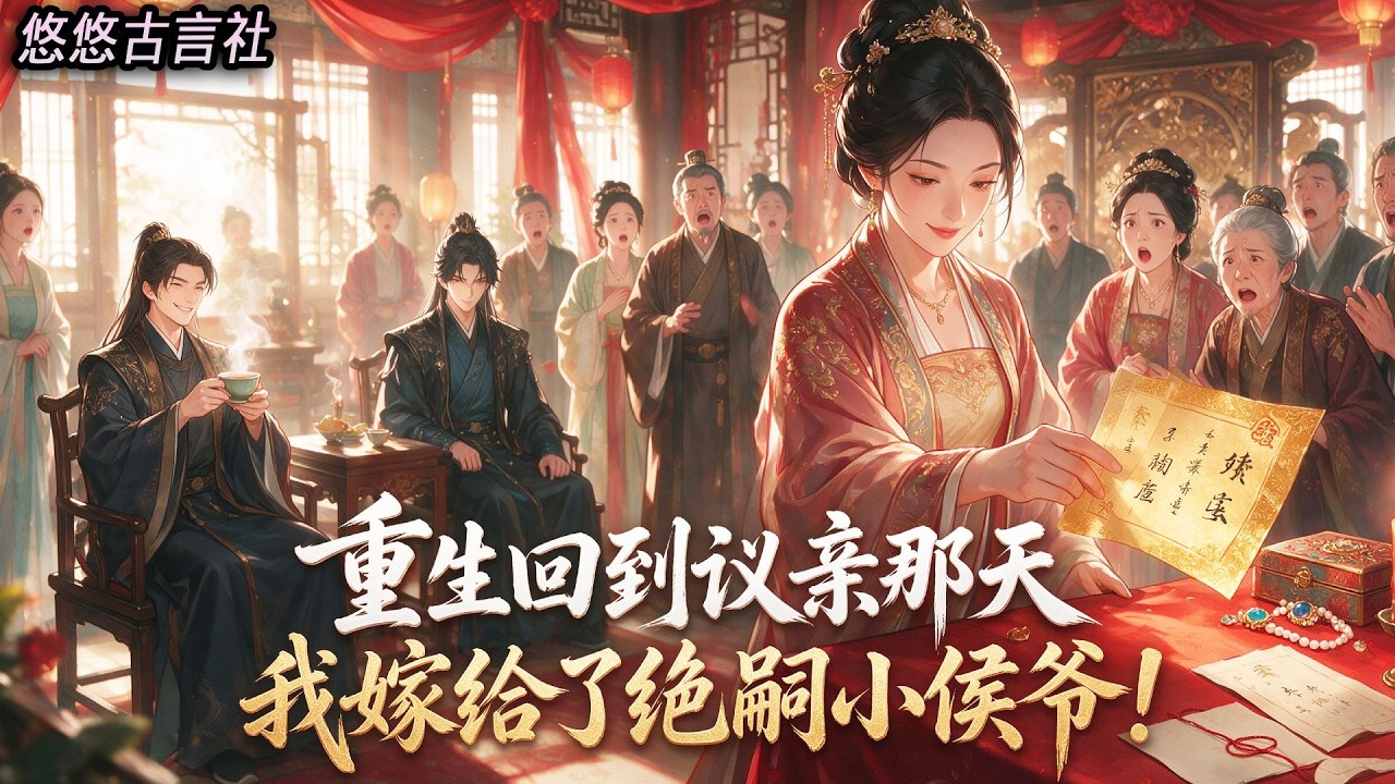 Reborn back on the day of the marriage proposal, I refused the family's pursuit of the third place scholar and decisively married the descendant young marquis rumored to bring misfortune to his wife, a man no one dared to marry! #小說 #睡前故事