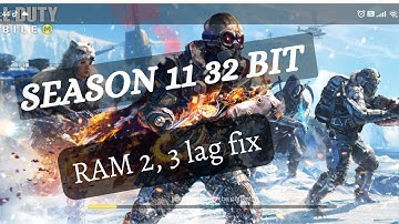 Call Of Duty Mobile .Season 11 Lag fix 32 bit Version
