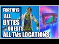 All bytes quest  all tvs  unlock all bytes harvesting tools  the nothings gift  fortnite