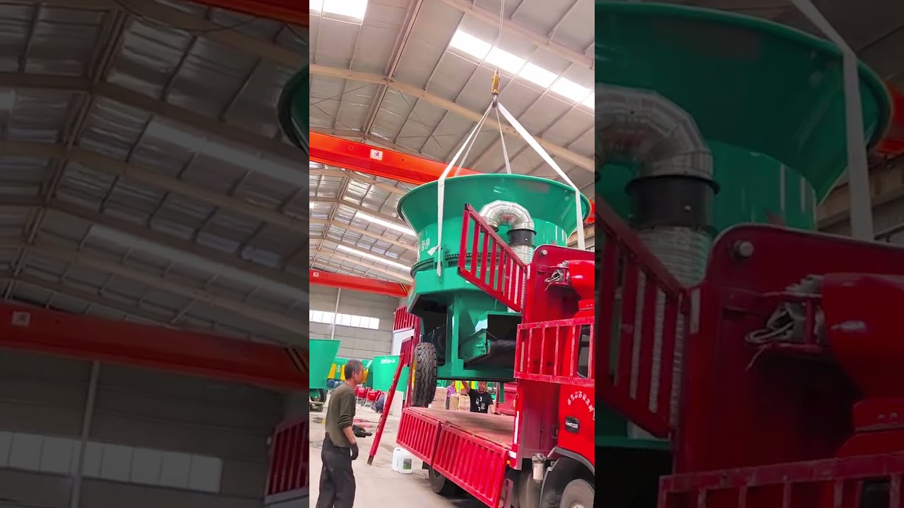 Disc grinder, straw hay, etc., large capacity and high output