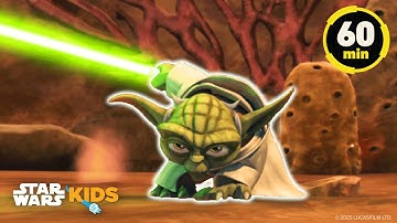 Star Wars: The Clone Wars MEGA Compilation 👥⚔️🌟 First Three Episodes! | @StarWarsKids