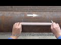 Installation of Wall mounted ultrasonic flow meter