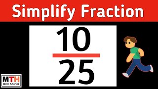 How to simplify the fraction 10/25 [simplest form] || 10/25 simplified