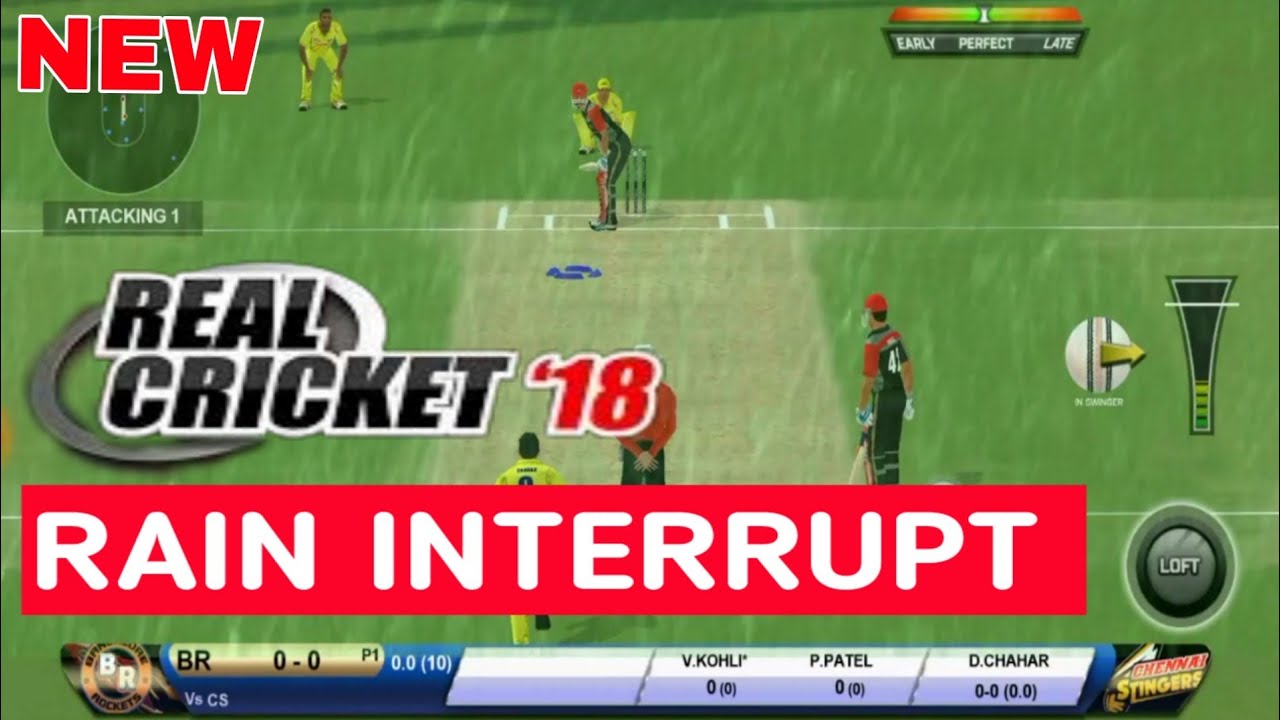 REAL CRICKET 18 | RAIN INTERRUPT PROMO !! MY IMAGINATION