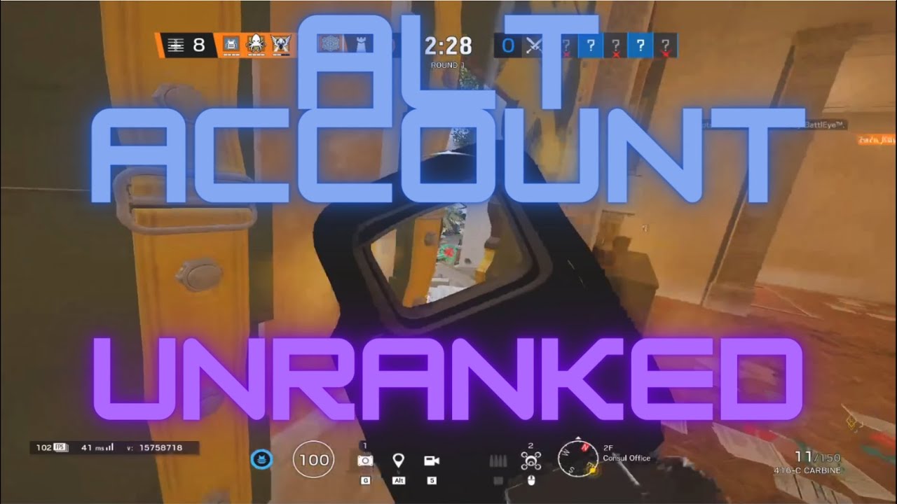 Unranked Symbol R6 Full Unranked Gameplay on Alt Account| R6 | - YouTube