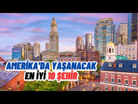 Amerika'da Yaşanacak En İyi 10 Şehir 2023 | Amerikada Yaşam