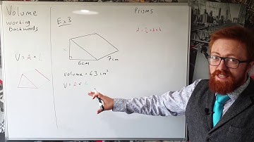 3D Mensuration - Volumes of Prisms - Working Backwards