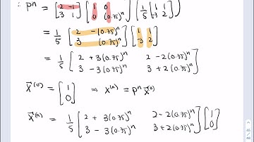 Linear Algebra 2 - 3.5.2 - Long Term Behavious of a Markov Chain (Video 1)
