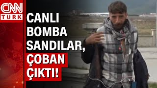 Erzurum'da 'Canlı bomba' denilerek ihbar edilen kişi, çoban çıktı! Resimi