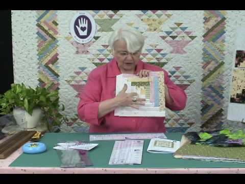 Cutting Log Cabin Strips - 1 of 4 - Intro to Log Cabin Rulers