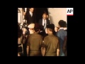 SYND 19 11 77 EGYPT'S PRESIDENT SADAT ARRIVES AND IS GREETED