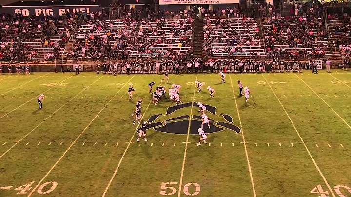 Buford Wolves Football vs Elbert County, 2012