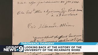 Throwback Thursday: UIW's history can be traced to letter, call for help in 1869