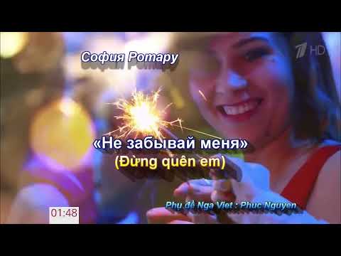 Не забывай (ĐỪNG QUÊN EM) Исп. София Ротару (Новогодняя ночь на Первом 2016) (Subtitles)