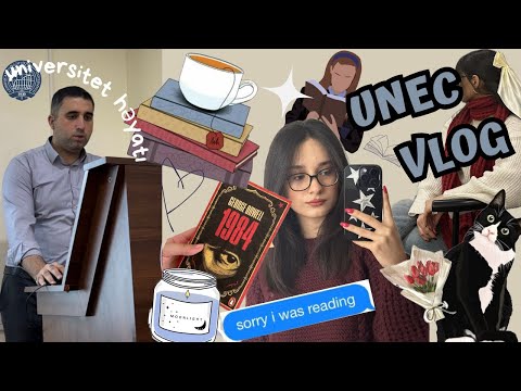 unec vlog |  I semestr sonu, dərsə gecikmələr, qayıb limitləri 📚👩🏻‍💻