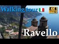 Ravello & Villa Rufolo, Italy【Walking Tour】4K
