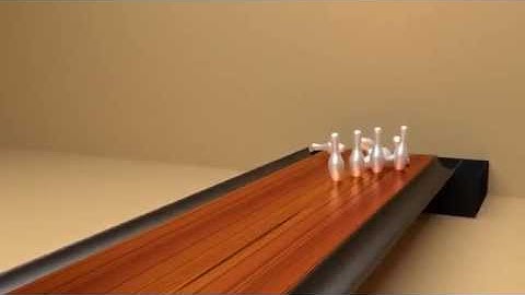 Blender Rigid Body Simulation: Bowling