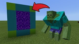 How To Make a Portal to the Mutant Zombie Dimension in MCPE (Minecraft PE)