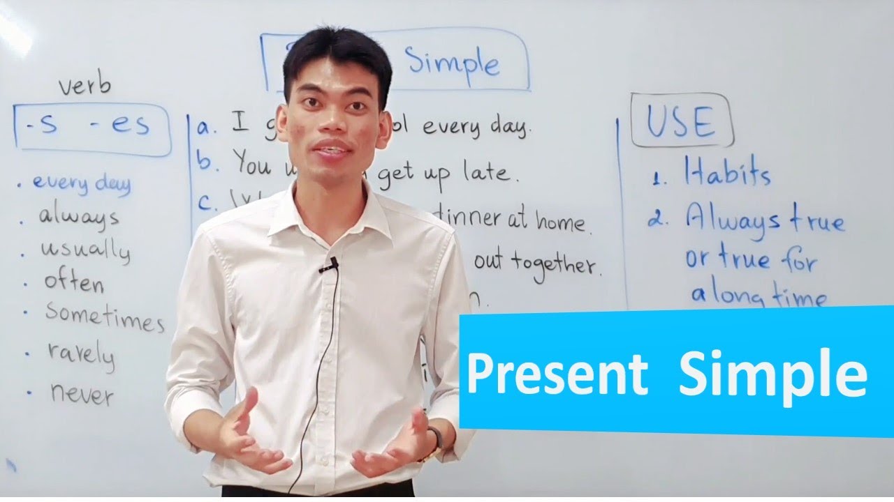 Learn English Tense - Present Simple | បច្ចុប្បន្នកាលធម្មតា | រៀនវេយ្យាករណ៍ភាសាអង់គ្លេស
