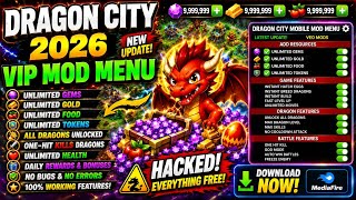 NEW!🚨 Dragon City Mobile MOD MENU v26.10.4 VIP Unlimited Gems & Money! (Android/iOS 2026) screenshot 5