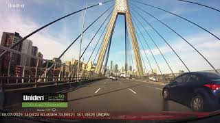 Uniden - iGO CAM 90 - Smart Dash Cam With Front Camera -  Sample Footage (Day)