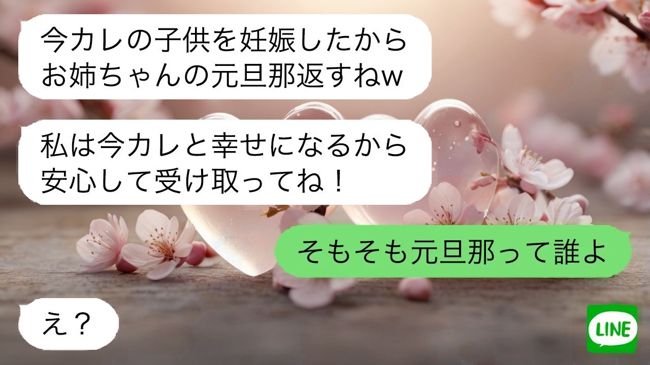 【LINE】 婚約者を奪い駆け落ちした妹から突然の連絡。身勝手な提案の裏にある勘違いに気付き、妹は愕然とした。