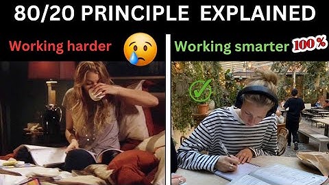 "The 80/20 Rule: How to work Smarter, not Harder🔥📖"