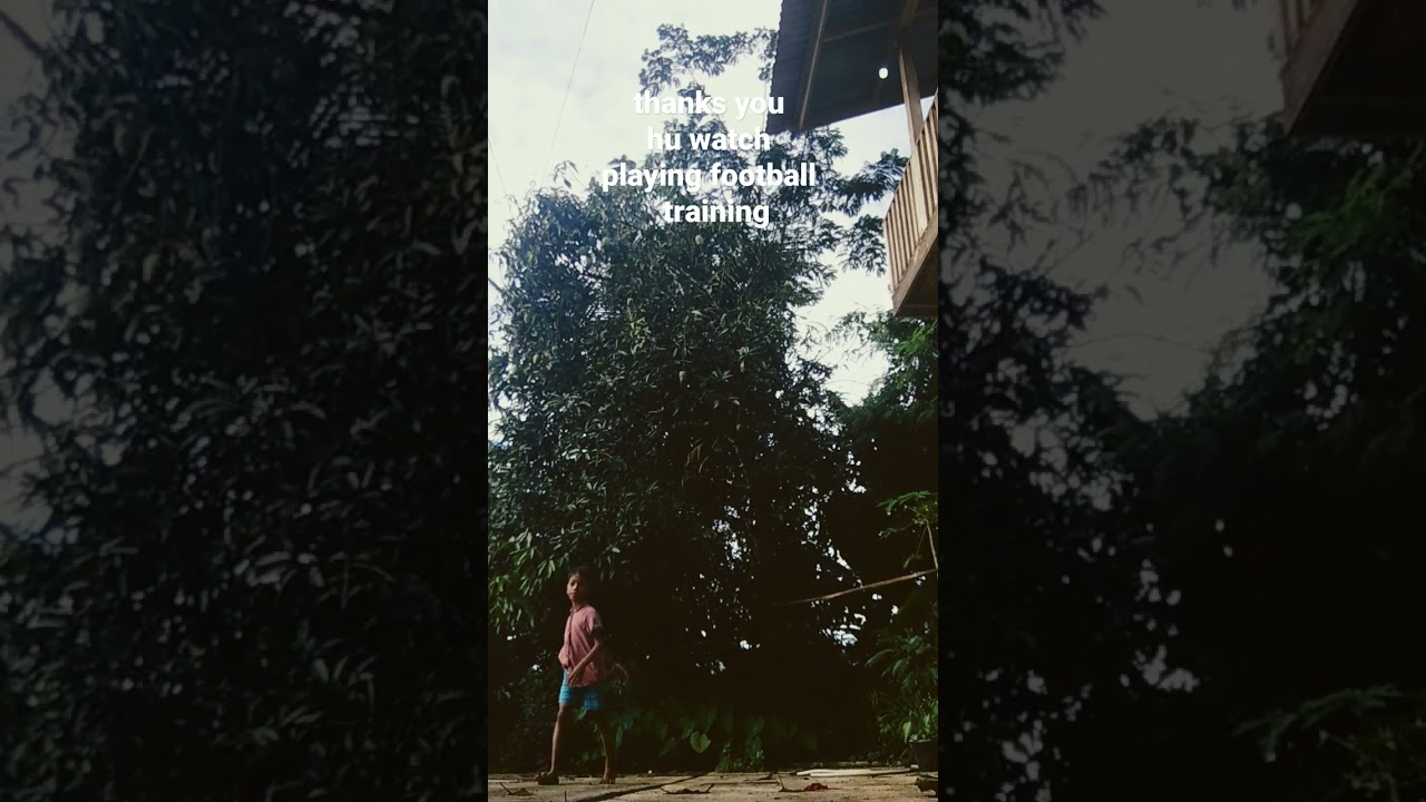 i training penalti in my front house pls like