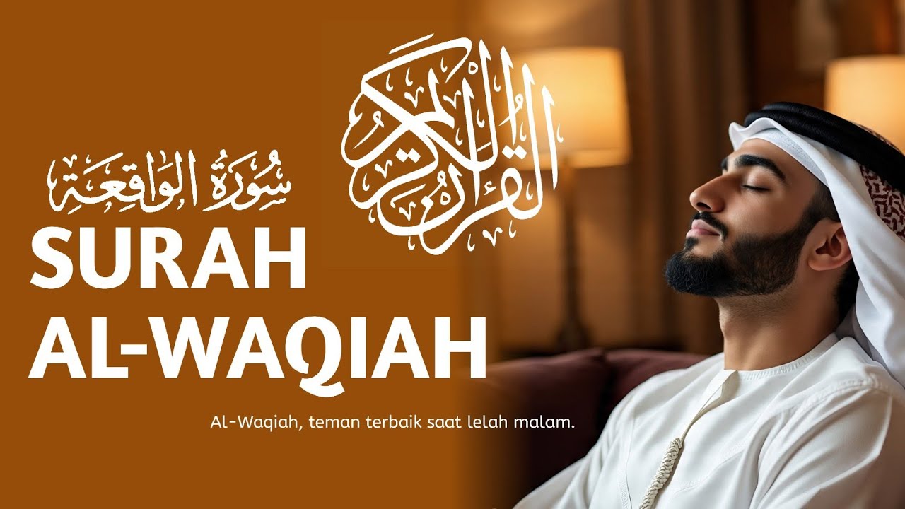 Murottal Al-Waqiah Slow & Lembut — Relaxing Sleep Quran