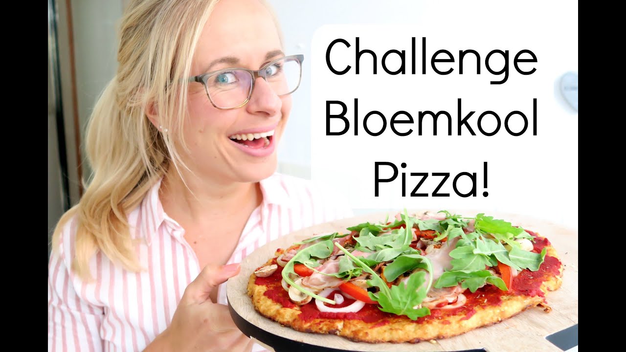 Challenge: Gezonde en Lekkere Bloemkool Pizza!