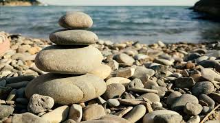 balanced-spa-stones-on-a-background-of-the-sea