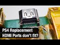 Aftermarket PS4 HDMI Ports Don't Align! - Broken PS4 Restoration