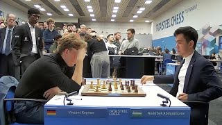 Download Lagu Vincent Keymer vs. Nodirbek Abdusattorov / Tata Steel Chess 2026  / Best  Game in Round 7,  Board 1 MP3
