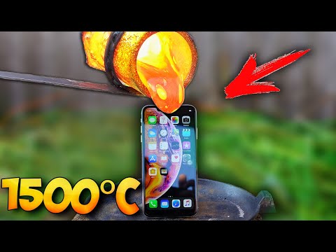 EXPERIMENT LAVA vs IPHONE vs LIQUID NITROGEN