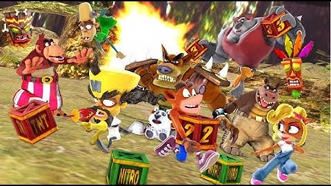 Crash Bash - 100% - PS1 - Longplay (No Commentary)