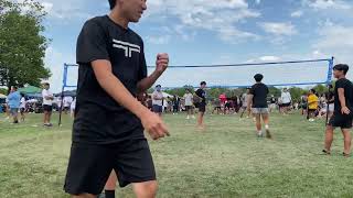 Kingz vs Hangloose set 1 Oshkosh Labor Day 2023 Hmong volleyball