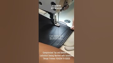 Direct Drive Top and Bottom Feed Sewing Machine with Auto-Trimmer