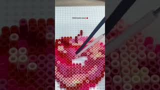 Pink Apple Fuse Bead Design 🍎 Sweet Mini Pixel Art Craft screenshot 1