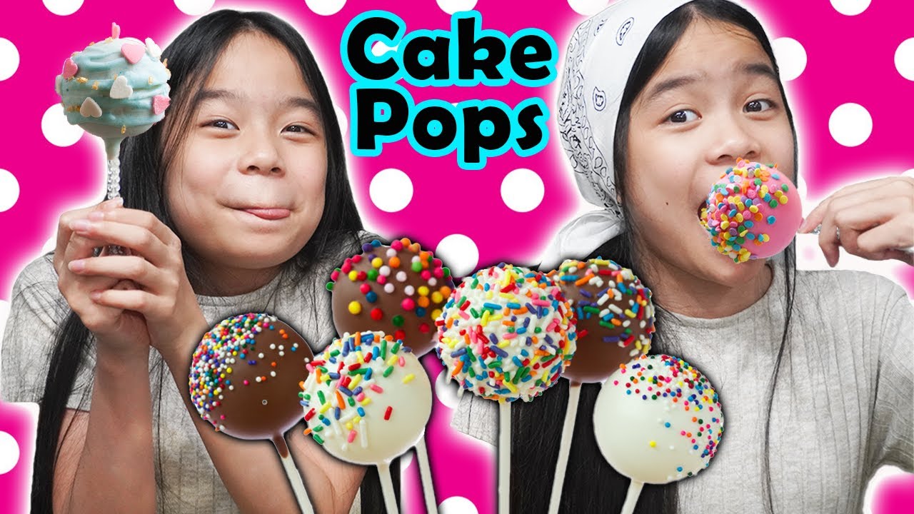 DIY CAKE POPS (HOW TO MAKE CAKE POPS) Tran Twins - YouTube.