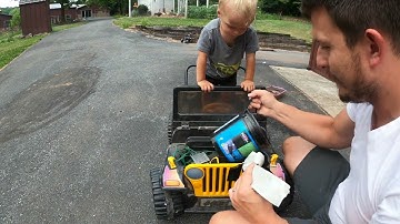 Power Wheels upgrade: Traction and weight distribution adjustments