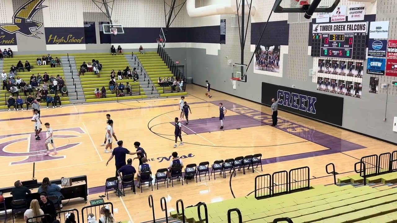 Timberview Middle School vs Trinity Springs Middle School A team Basketball game 
