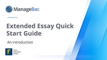 IBDP Extended Essay Introduction Guide Slideshow