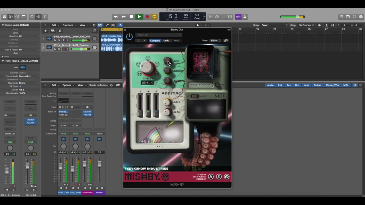 Lofi plugin shootout (Wavesfactory Cassette, Denise Bad Tape, Aberrant dsp Sketch Cassette II...)