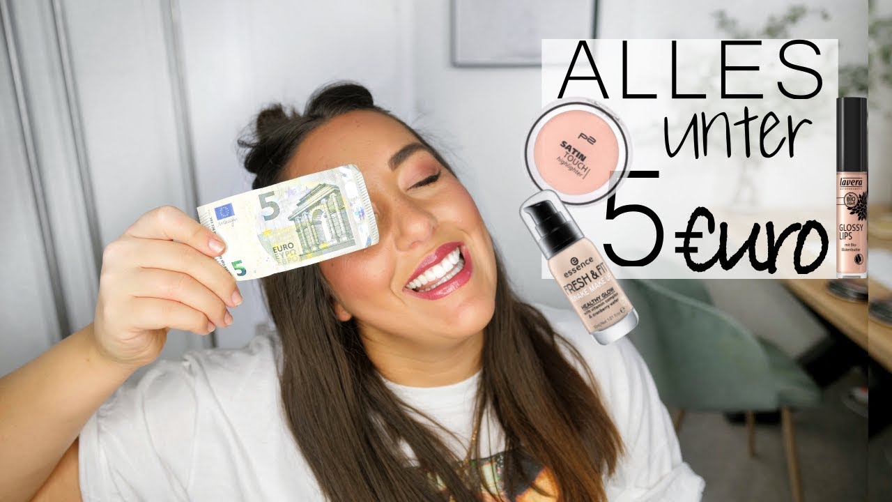 DROGERIE MAKEUP alles unter 5 EURO Favoriten I Makeup Tutorial Demo