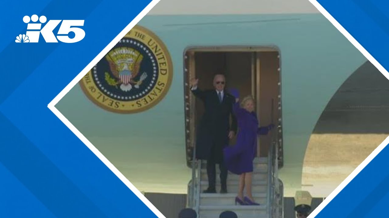 Former President Joe Biden and former First Lady Jill Biden depart Washington D.C.
