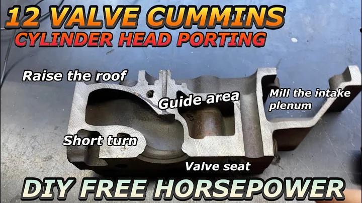 An Amateurs Guide to Porting a 12 Valve Cummins Cylinder Head: Tips, Tricks, Cutaway's, and Examples